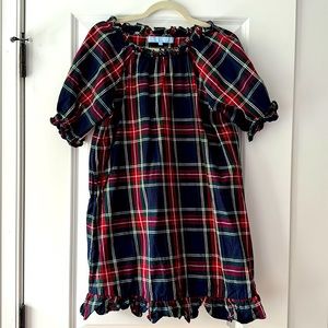 EUC Hill House Katherine Nap Dress in Red Tartan - M